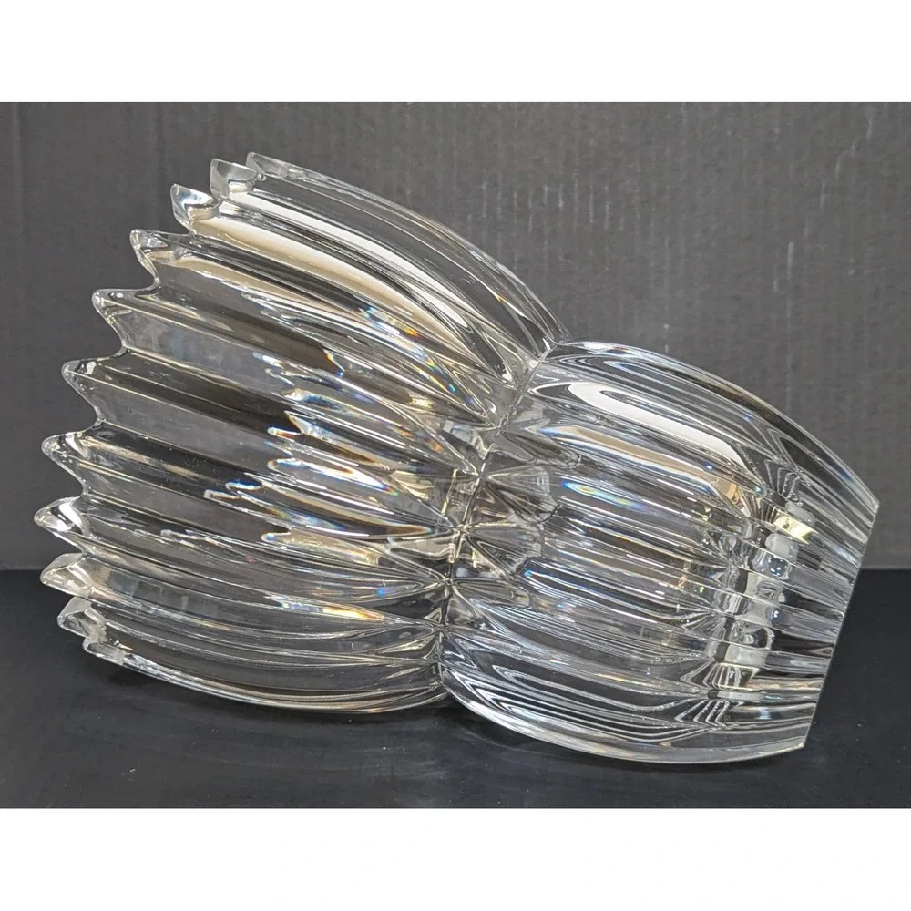 Vintage 80s‎ 90s Mikasa Ice Palace Lead Crystal Vase 9